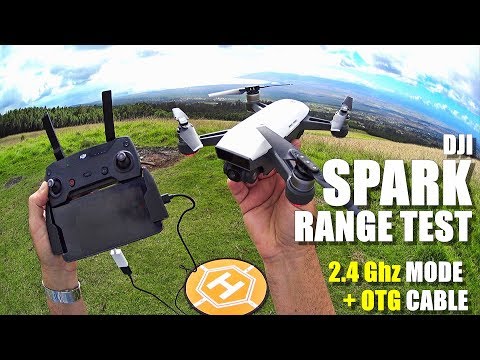 DJI SPARK Review - Part 5 - [In-Depth Range Test in 2.4Ghz Mode with RC Controller & OTG Cable] - UCVQWy-DTLpRqnuA17WZkjRQ