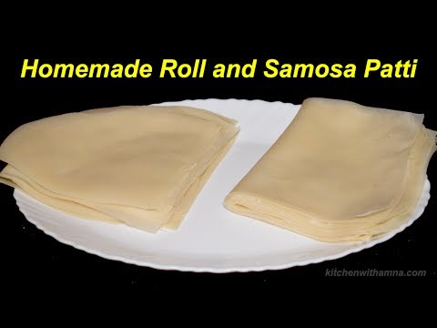 Homemade Samosa and Spring Roll Sheets - Manda Patti - Roll and Samosa Patti Special Ramadan Recipe - UCQ2P7C8UGoVM6AhqsVx-M0Q