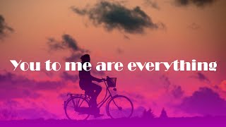 The Real Thing - You To Me Are Everything (Lyric Video)