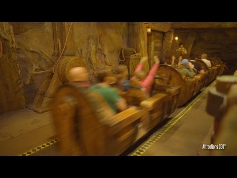 [4K] Seven Dwarfs Mine Train  Roller Coaster Ride POV - Magic Kingdom 2016 - UCbDGvfJHf0r_WjS9voB8POA