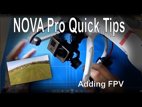 Quanum Nova Pro Quick Tips - Adding FPV camera and transmitter - UCp1vASX-fg959vRc1xowqpw