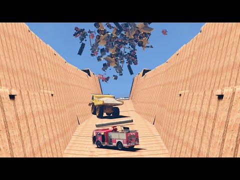 CAN YOU SURVIVE THIS VEHICLE AVALANCHE? (GTA 5 Funny Moments) - UCfLuMSIDmeWRYpuCQL0OJ6A