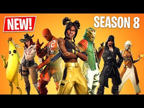 Fortnite Season 8 Gameplay! New Season 8 Battle Pass, New Map & New Skins! (Fortnite Battle Royale) - UC2wKfjlioOCLP4xQMOWNcgg