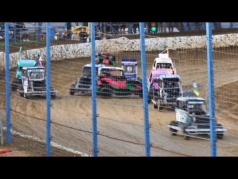 Waikaraka Park Speedway - King of the Park Ministocks - 28/5/22 - dirt track racing video image