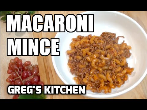 MACARONI MINCE RECIPE 4 Ingredients - Greg's Kitchen - UCGXHiIMcPZ9IQNwmJOv12dQ