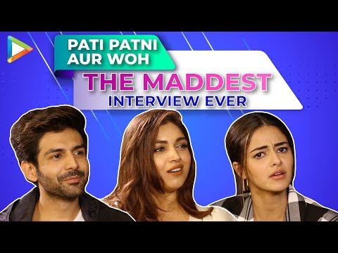 Video - Bollywood Funny - HOLD YOUR LAUGHTER - Kartik, Ananya & Bhumi's CRAZY Interview #India