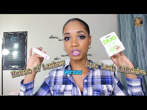 Latex-Free Eyelash Adhesive MATCH UP! | House of Lashes vs Duo - UCPWE8QVTHPLqYaCOuqWNvIw