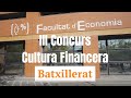 Imatge de la portada del video;III Concurs Cultura Financera - Batxillerat