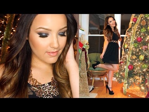 Holiday Party Makeup, Hair & Outfit | Amanda Ensing - UCEZtkE45zjun9zROKtcqOcQ