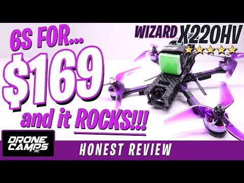 $169 for 6S and it ROCKS! - Eachine Wizard X220HV - Honest Review & Flights - UCwojJxGQ0SNeVV09mKlnonA