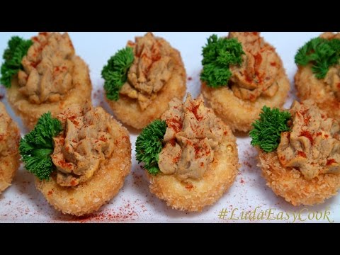 Фаршированные ЯЙЦА во фритюре Необычная подача блюд закусок - Deep fried deviled eggs - UCwZ6TJuh2PsR83k5PkkQx4A