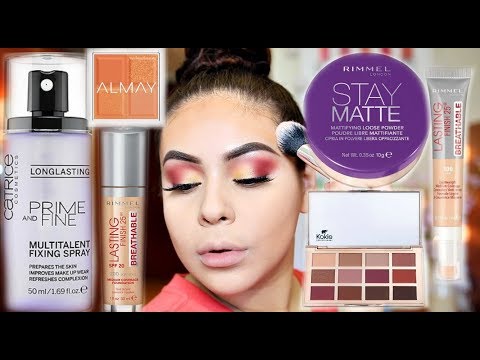 NEW DRUGSTORE MAKEUP 2018: FULL FACE FIRST IMPRESSIONS + ALL DAY WEAR TEST! | JuicyJas - UCqTR5f7YkGro3cPv23SqcqQ