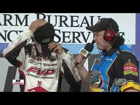 Knoxville Raceway 410 Victory Lane // Brian Brown // July 8, 2023 - dirt track racing video image