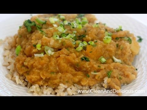 Red Lentil Stew W/ Root Veggies - Clean Eating Recipe - UCj0V0aG4LcdHmdPJ7aTtSCQ