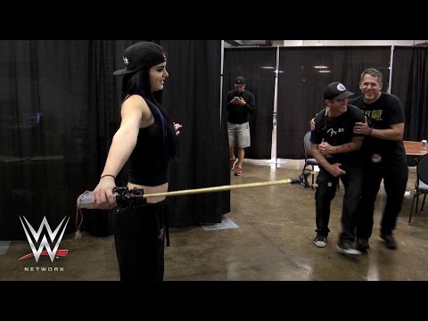 Paige literally shocks WWE Superstars on Swerved: WWE Network - UCJ5v_MCY6GNUBTO8-D3XoAg