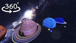 Solar System - 360° Minecraft [VR]  4K 60FPS