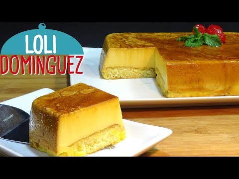 Tarta de flan con queso y sobaos. SIN HORNO. Receta muy fácil. Tutorial. Loli Domínguez - UC5ONfXPjWgqElh0NZaRJ1tg