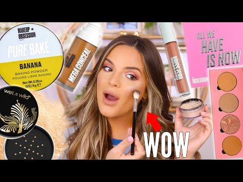 I THINK I JUST FOUND MY NEW HOLY GRAILS... NEW DRUGSTORE MAKEUP TESTED | Casey Holmes