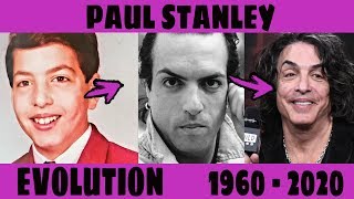 Paul Stanley - evolution from 8 to 68 years old
