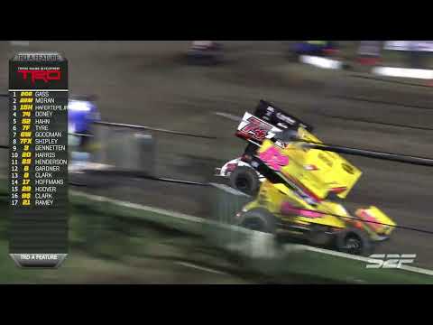 9.20 POWRi 410 Outlaw Sprints at Creek County Speedway - Sooner Shuffle Highlights - dirt track racing video image