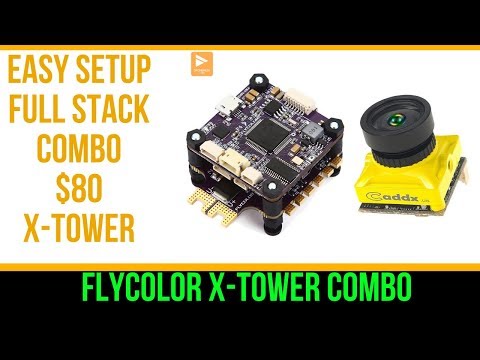 Mid Range Easy Setup Stack // Flycolor X-Tower 40A ESC & Caddx S2 FPV Camera - UC3c9WhUvKv2eoqZNSqAGQXg
