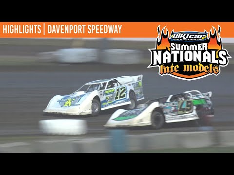 DIRTcar Summer Nationals Late Models | Davenport Speedway | June 17, 2025 | HIGHLIGHTS - dirt track racing video image