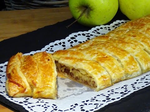 Receta Trenza de hojaldre rellena de cabello de ángel y manzana - Recetas de cocina, paso a paso - UC5ONfXPjWgqElh0NZaRJ1tg