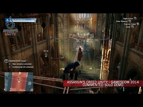 Assassin’s Creed Unity GamesCom 2014 Commented Solo Demo [SCAN] - UC0KU8F9jJqSLS11LRXvFWmg
