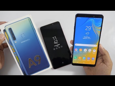 WATCH #Technology | Samsung Galaxy A9 Unboxing & Overview with QUAD (4) Rear CAMERAS #India #Android