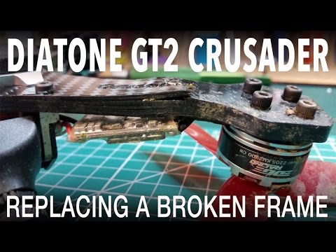 Diatone GT2 200 Crusader - replacing a broken frame - UCmU_BEmr7Nq_H_l9XxUglGw