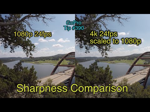 Hero4 Black - 4K scaled to 1080 vs 1080 Sharpness Comparison - GoPro Tip #390 - UCTs-d2DgyuJVRICivxe2Ktg