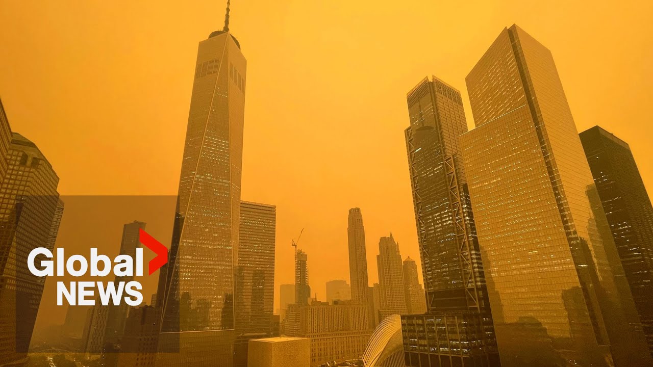 Canadian wildfires: Smoke blankets New York City, ranks 2nd worst in the world for air quality