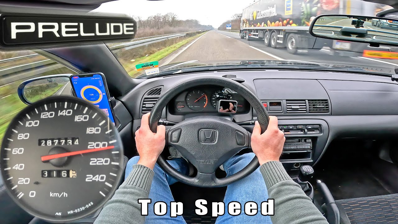 26 Year old Honda Prelude PUSHED to its LIMIT on Autobahn