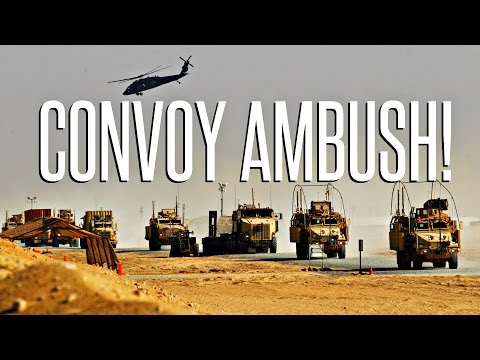 ARMED CONVOY AMBUSH! - ArmA 3 - UC-ihxmkocezGSm9JcKg1rfw