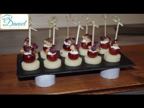 Fingerfood -- Käse Trauben Spiesse -- super einfach und lecker -- ;-) *** Folge 9 *** - UCMcsrahsetypve1QlD7TnDQ