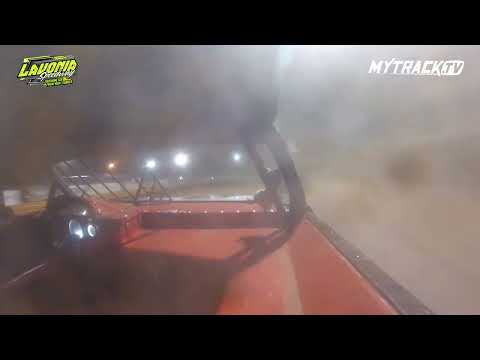#357 Chad Puckett - Stock 8 - 11-13-22 Lavonia Speedway - In-Car Camera - dirt track racing video image