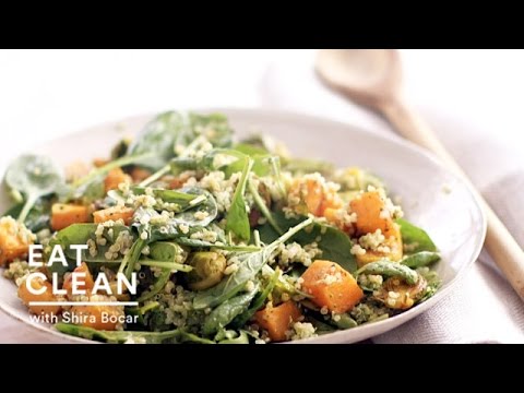 Roasted Butternut Squash Quinoa Bowl  - Eat Clean with Shira Bocar - UCl0kP-Cfe-GGic7Ilnk-u_Q