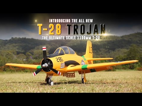 Durafly T-28 Trojan V2 - HobbyKing Product Video - UCkNMDHVq-_6aJEh2uRBbRmw