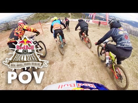 RED BULL HOLY BIKE: Avalanche Downhill MTB w/ Sergio Layos - UCblfuW_4rakIf2h6aqANefA