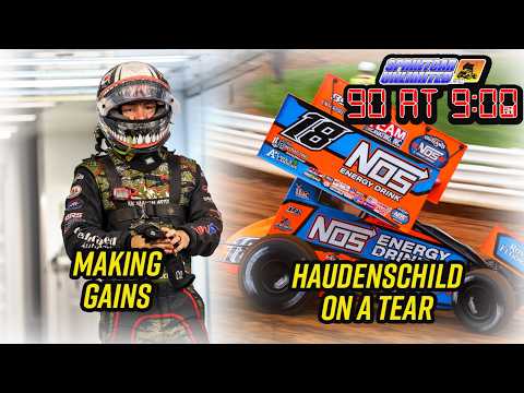 SprintCarUnlimited 90 at 9 for Friday, July 10th: Schuchart making gains, Haudenschild on a tear - dirt track racing video image