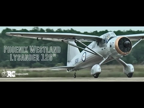 Hobbico Phoenix Model 1:4 3/4 Westland Lysander GP/EP ARF 126" - RCGroups.com - UCJzsUtdVmUWXTErp9Z3kVsw
