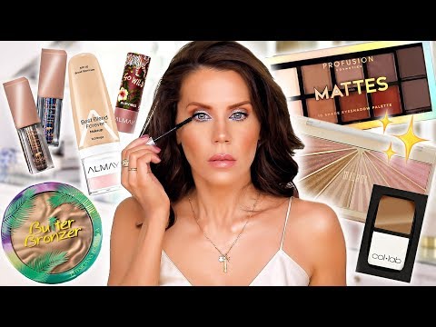 Full Face of New DRUGSTORE MAKEUP Tested - UC4qk9TtGhBKCkoWz5qGJcGg