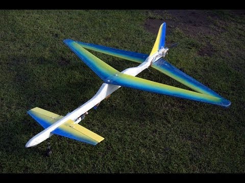 Diamond Wing Canard R/C Airplane Maiden Flights With Crash - UCfqeHMZ1F9CS7LfzQ7vJZHA