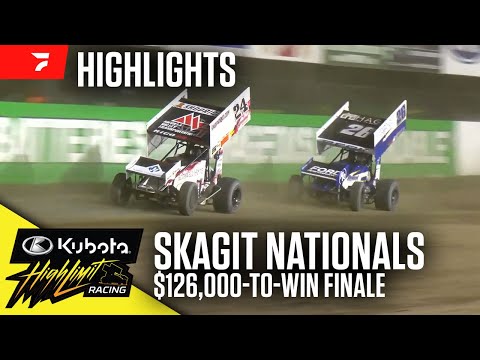 Skagit Nationals Finale | Kubota High Limit Racing at Skagit Speedway 8/30/25 | Highlights - dirt track racing video image