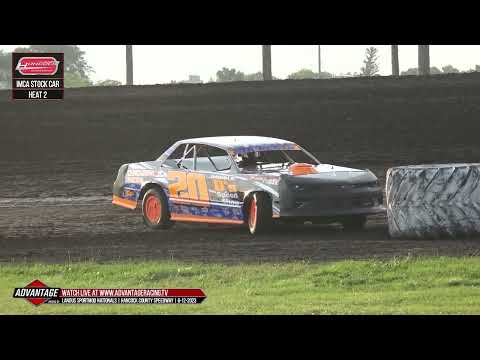 Stock Car | Hancock County Speedway | 6-12-2023 - dirt track racing video image