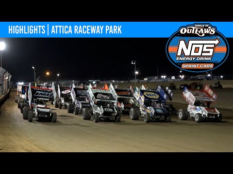 World of Outlaws NOS Energy Drink Sprint Cars Attica Raceway Park, May 20, 2022 | HIGHLIGHTS - dirt track racing video image