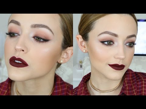 Affordable Fall + Vampy Makeup Look - UC8v4vz_n2rys6Yxpj8LuOBA