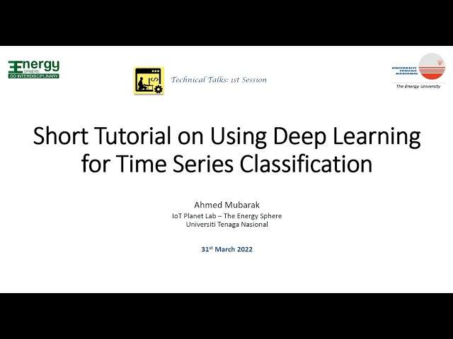 Time Series Classification with Deep Learning
