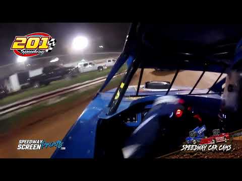 #28 Josh Stumbo - UMP - 201 Speedway 8-2-25 In-Car-Camera - dirt track racing video image