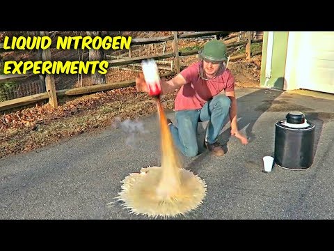 5 Liquid Nitrogen Experiments - Compilation - UCe_vXdMrHHseZ_esYUskSBw